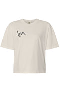 LOCAL Womens Boxy Tee - Ivory | 3023CL